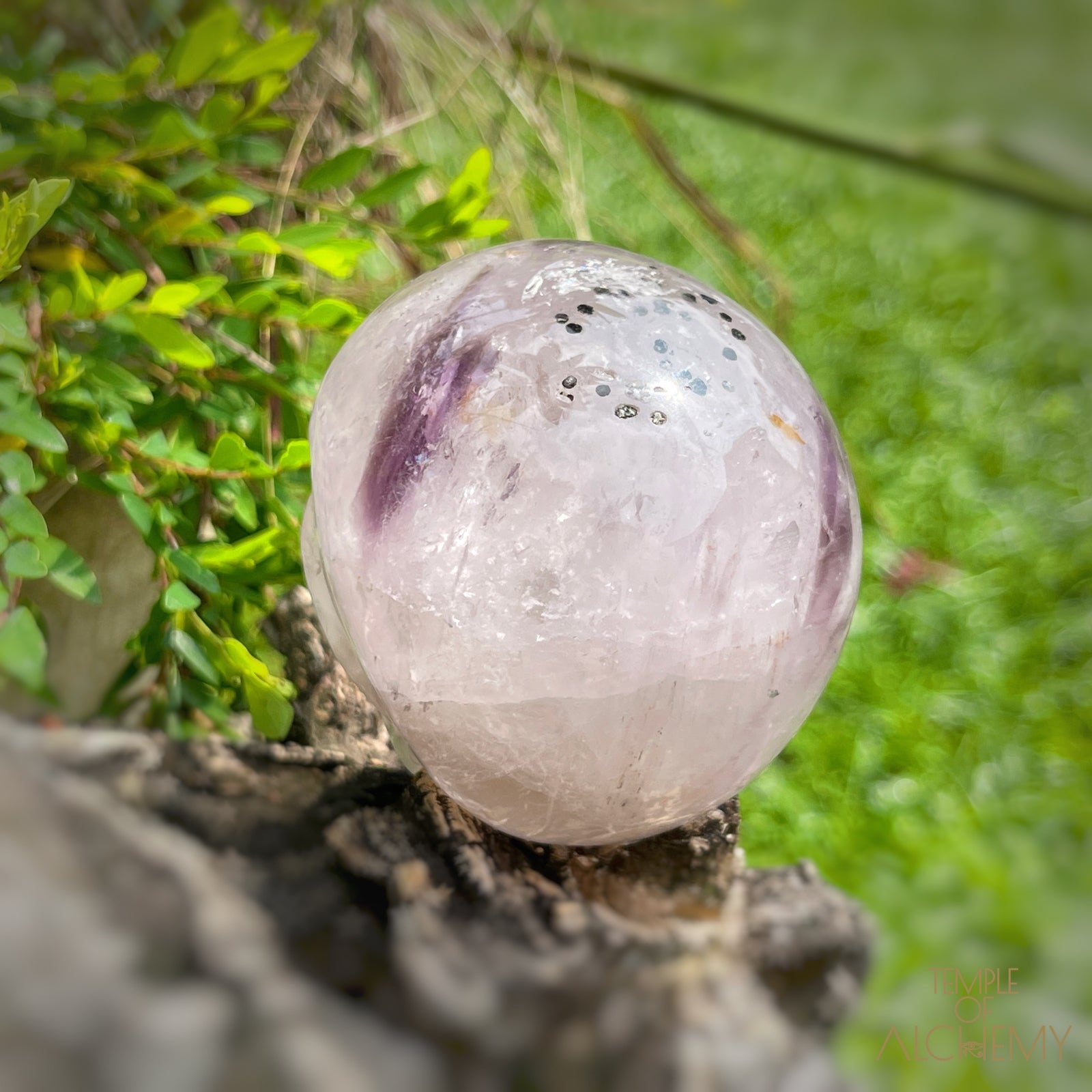 Trapiche Amethyst + Hollandite