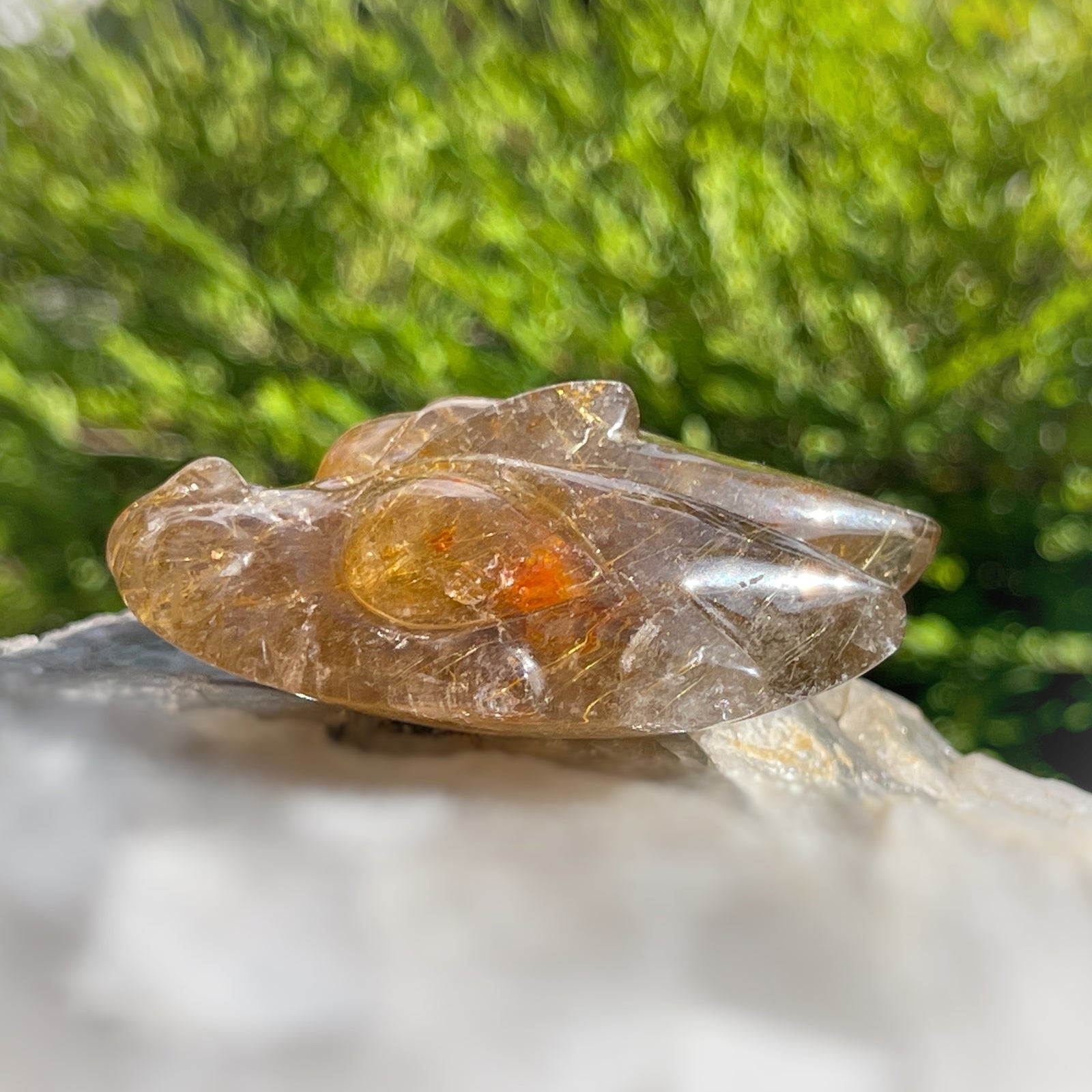 Golden Rutiles x Golden Healer in Clear Quartz