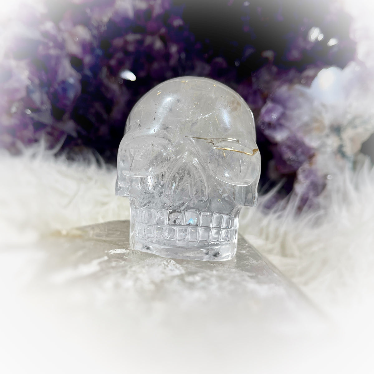 Golden x Copper Rutiles in Clear Quartz