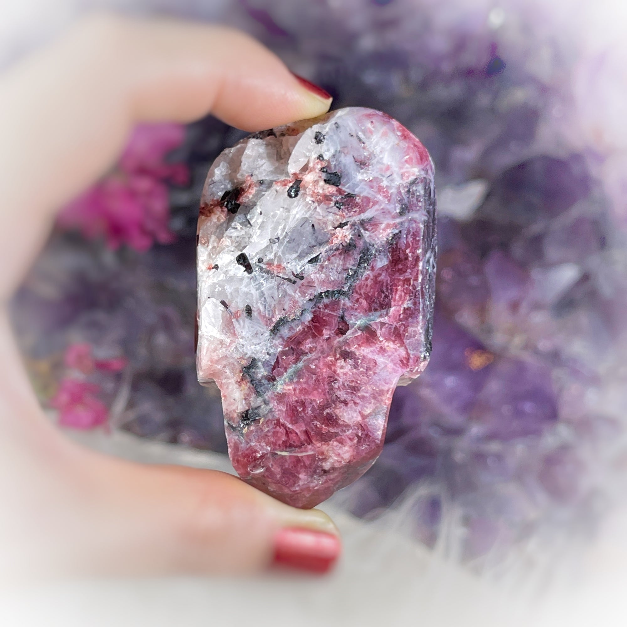 * Reserved S.R * Rubellite Tourmaline x Black Tourmaline x Mica