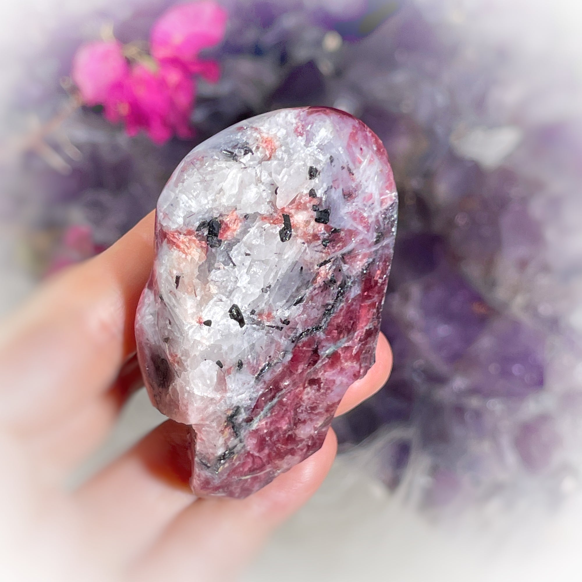 * Reserved S.R * Rubellite Tourmaline x Black Tourmaline x Mica