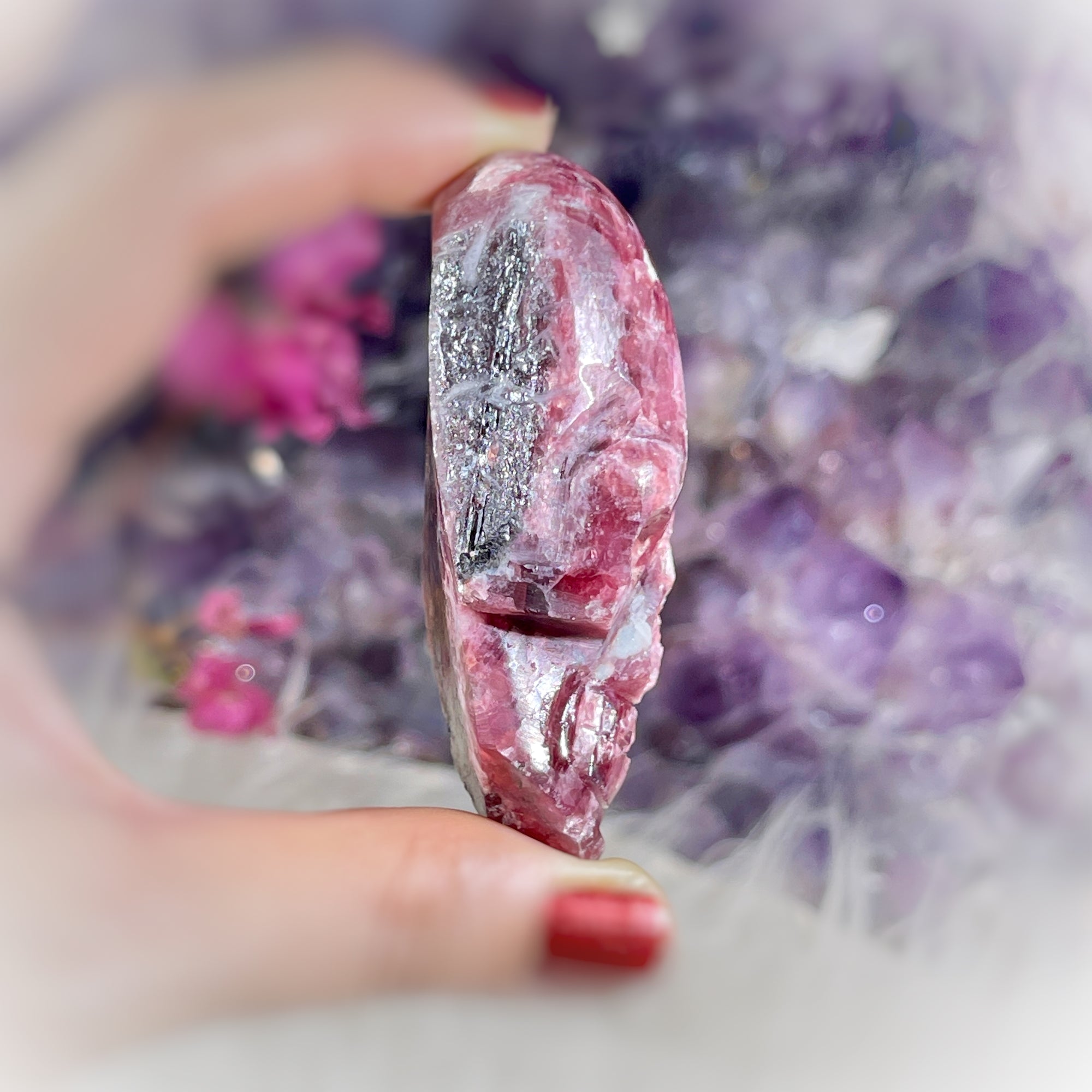 * Reserved S.R * Rubellite Tourmaline x Black Tourmaline x Mica