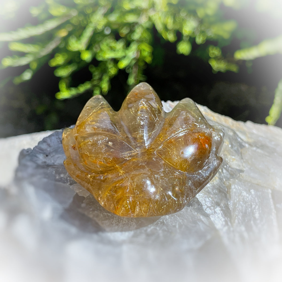 Golden Rutiles x Golden Healer in Clear Quartz