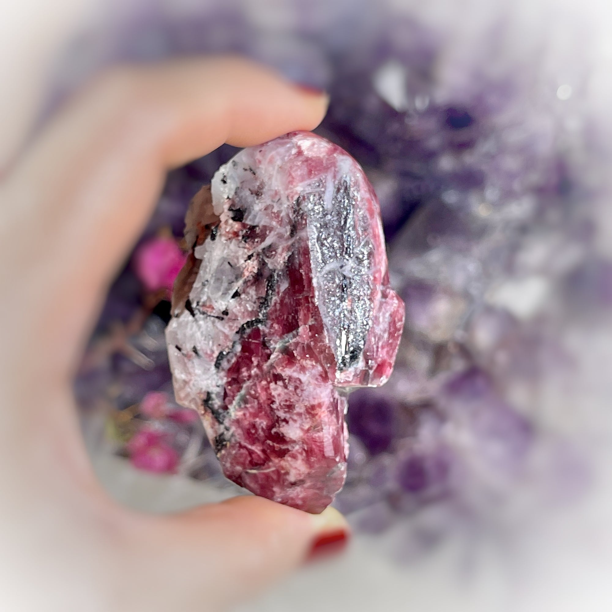 * Reserved S.R * Rubellite Tourmaline x Black Tourmaline x Mica