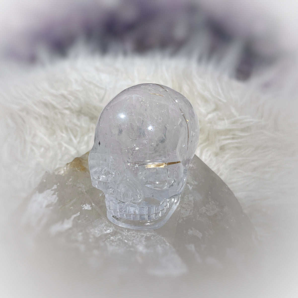 Golden x Copper Rutiles in Clear Quartz