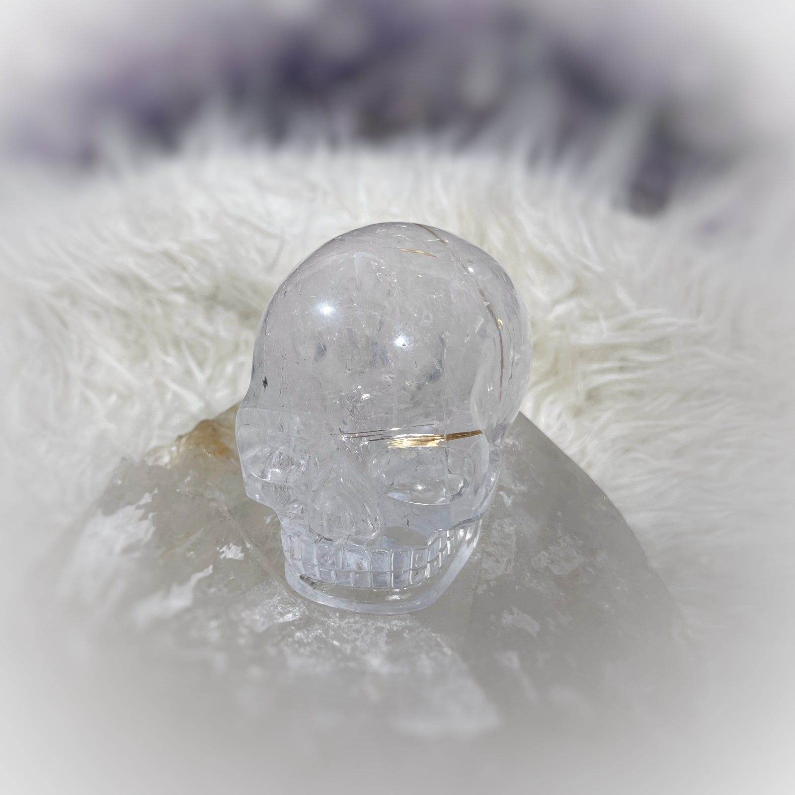 Golden x Copper Rutiles in Clear Quartz