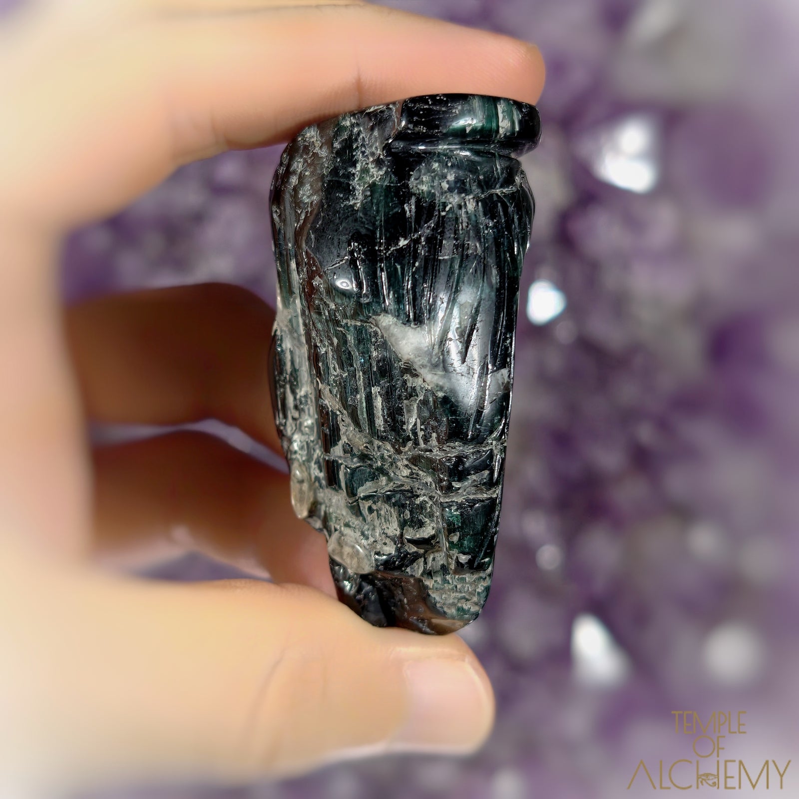 The Seer's Lantern 𓆃 Cat's Eye Indicolite
