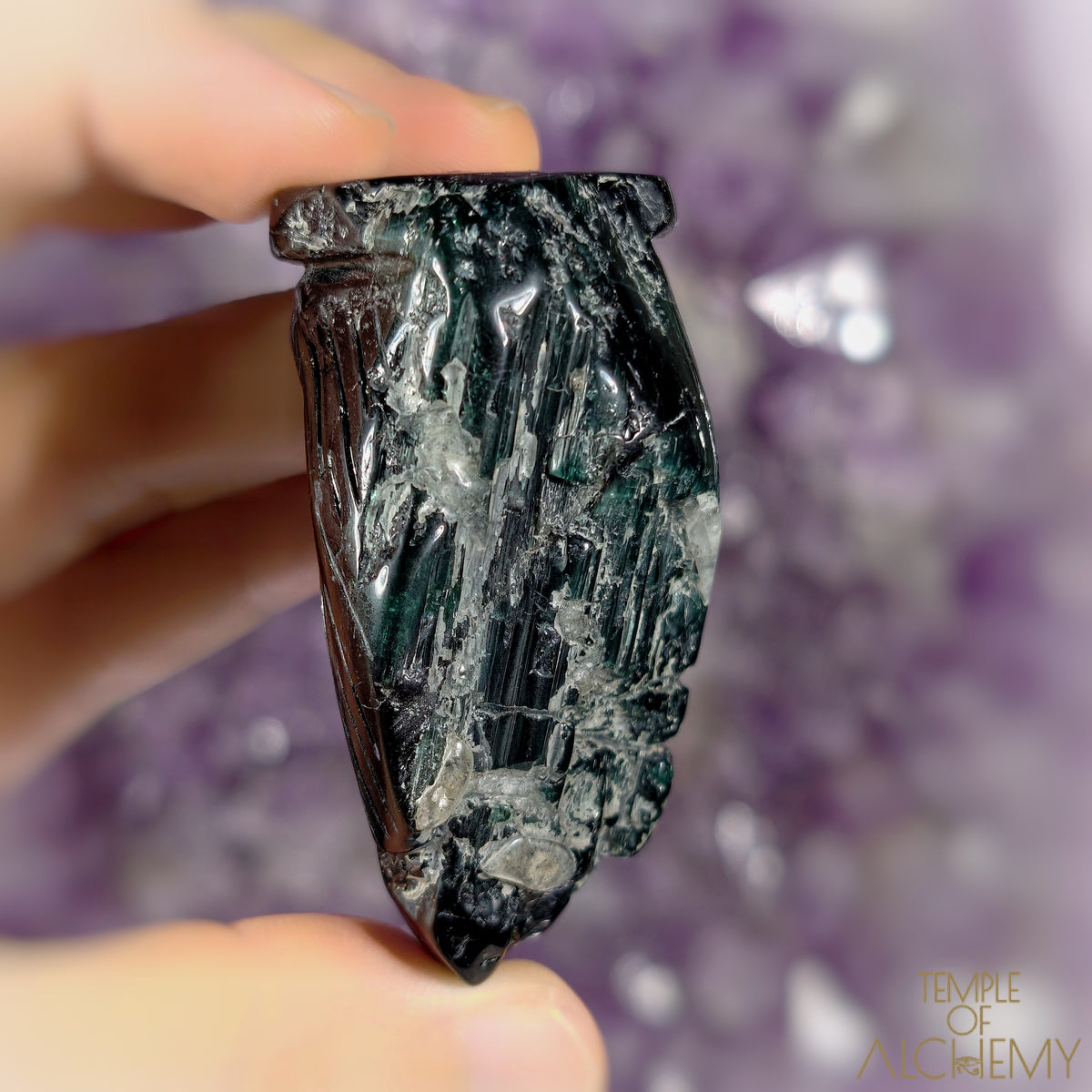 The Seer's Lantern 𓆃 Cat's Eye Indicolite