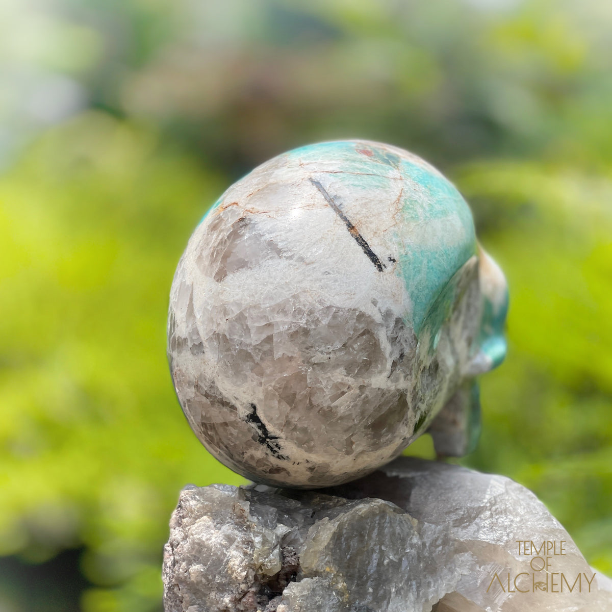 Amazonite x Black Tourmaline x Epidote x Garnet