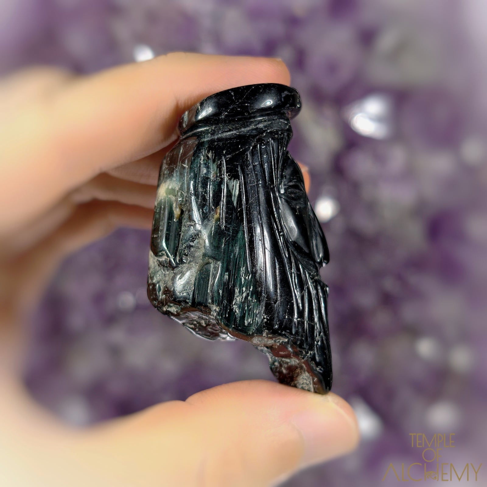 The Seer's Lantern 𓆃 Cat's Eye Indicolite