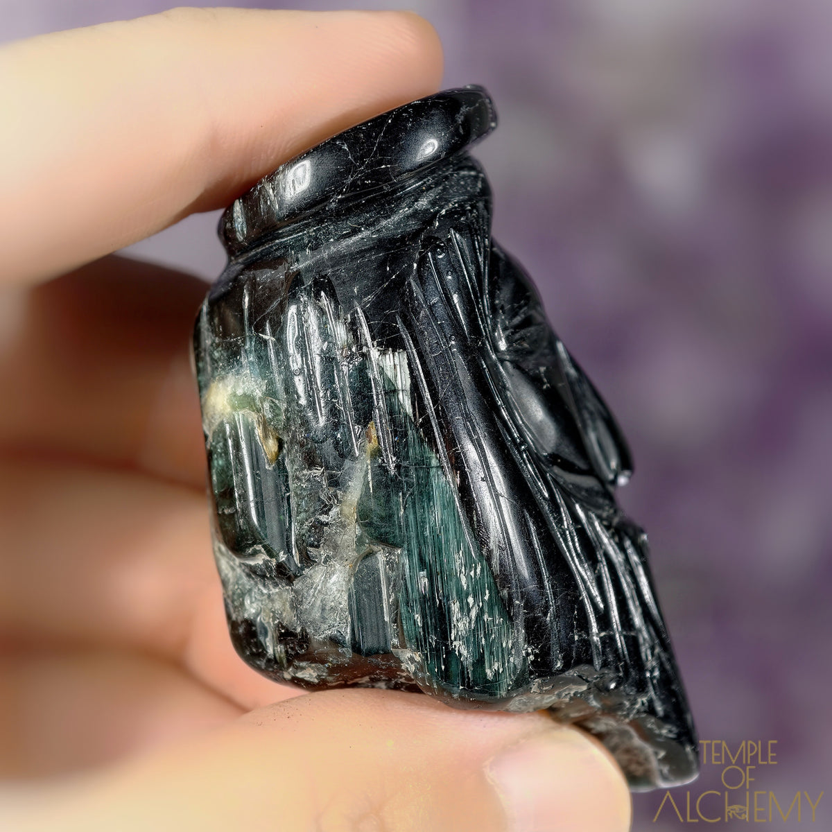 The Seer's Lantern 𓆃 Cat's Eye Indicolite