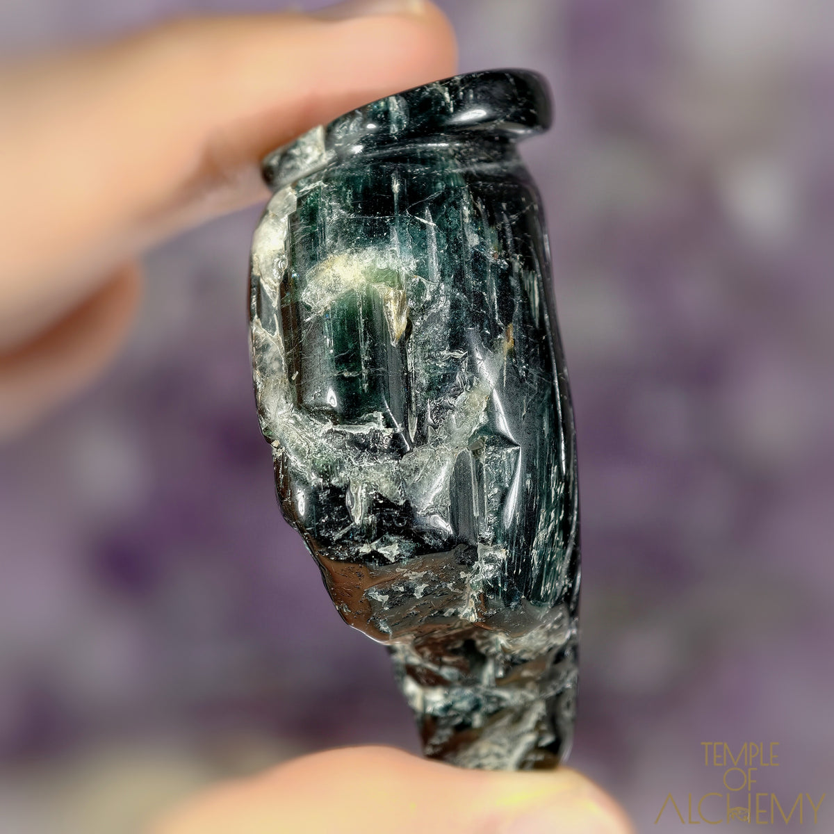 The Seer's Lantern 𓆃 Cat's Eye Indicolite