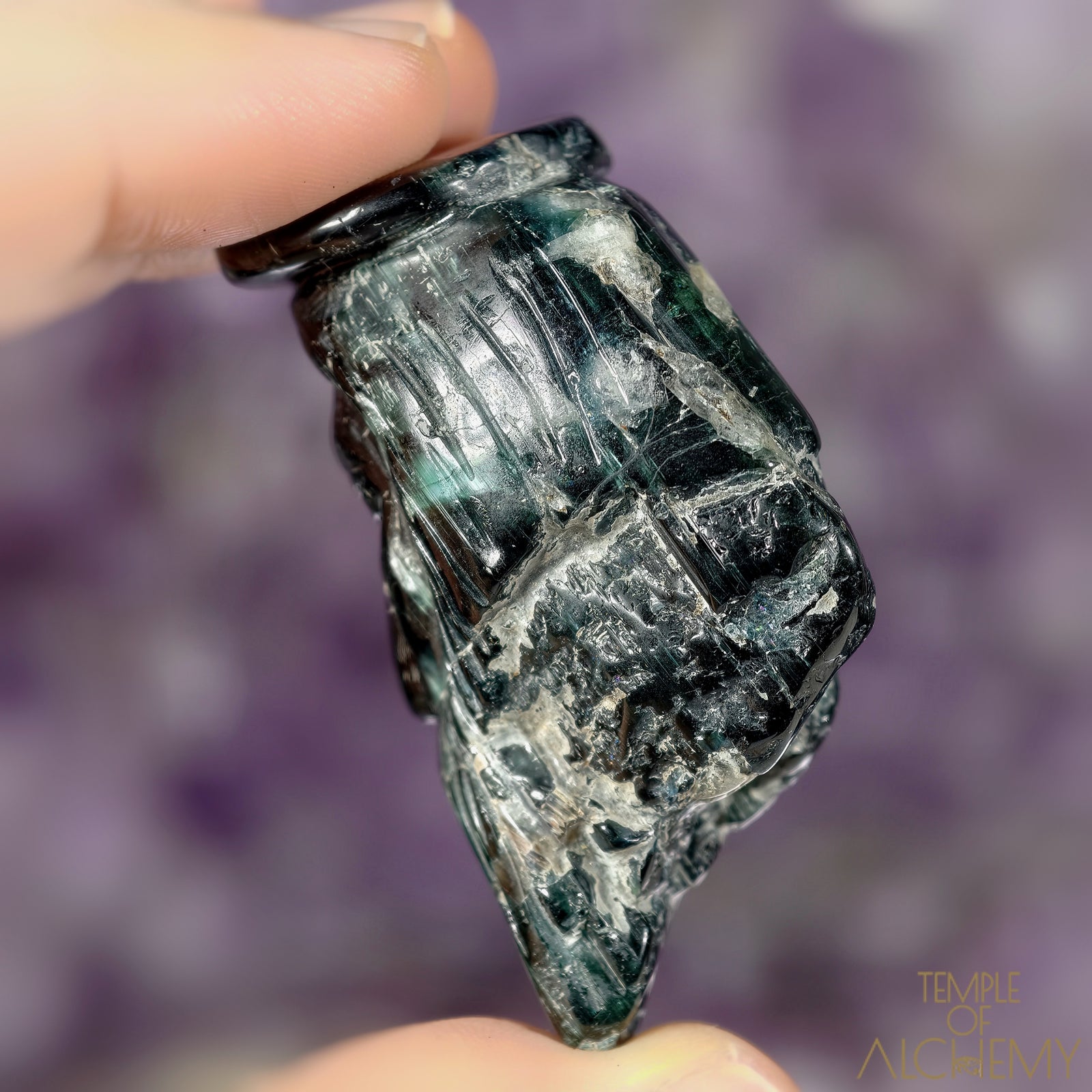 The Seer's Lantern 𓆃 Cat's Eye Indicolite