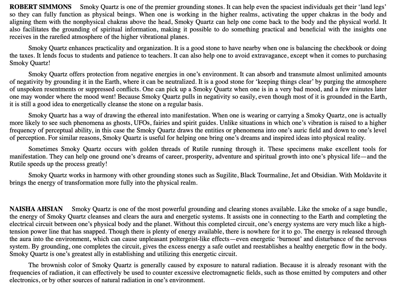 Smoky Quartz X Golden Rutiles