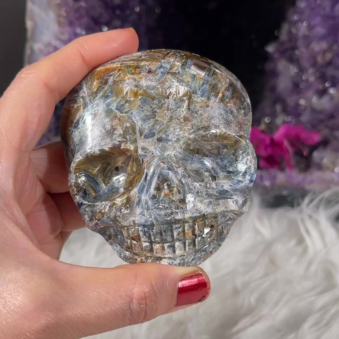 Blue ~ Green Kyanite x Golden Healer