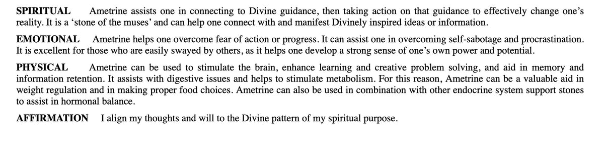 Ametrine 𓁹 🌈 𓁹