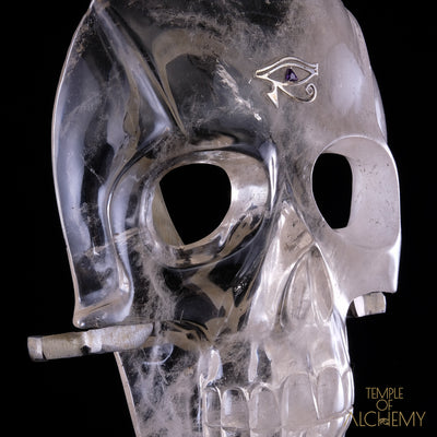 Light Smokey Elestial - crystal skull - Leandro de Souza - 12