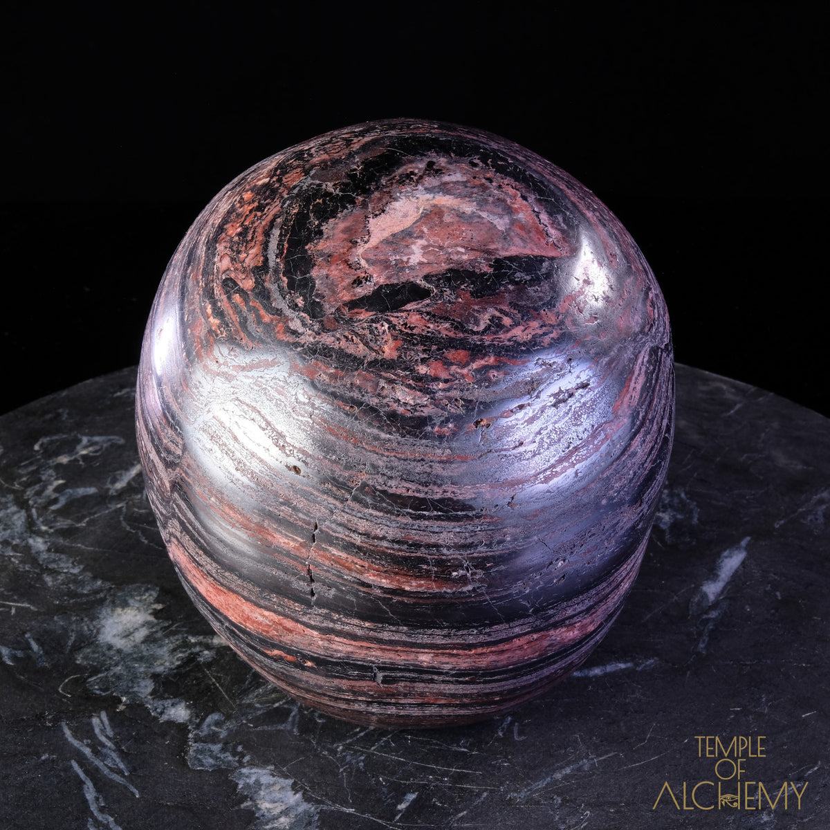 Hematite x Rhodonite