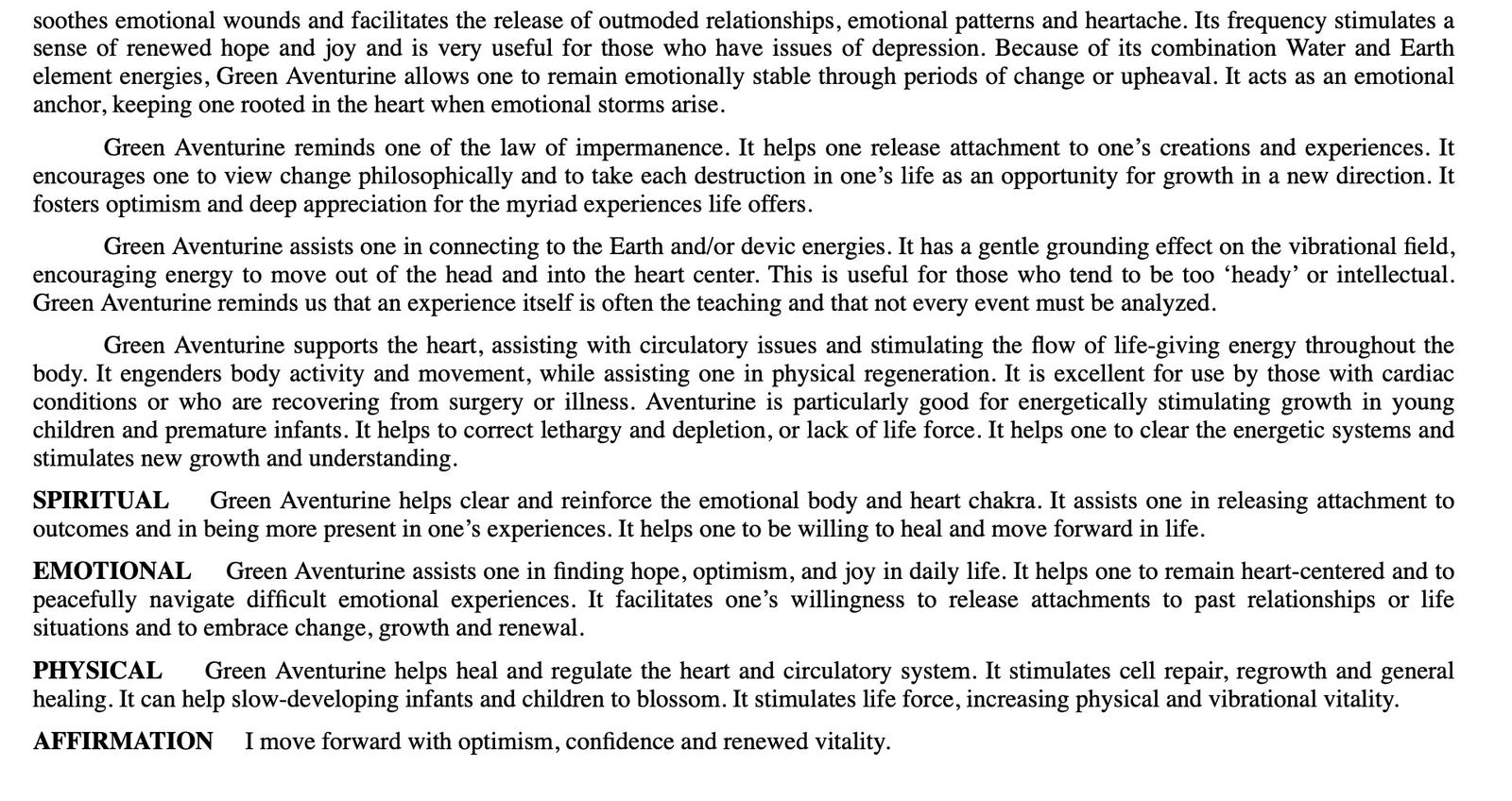 Blue-Green Aventurine