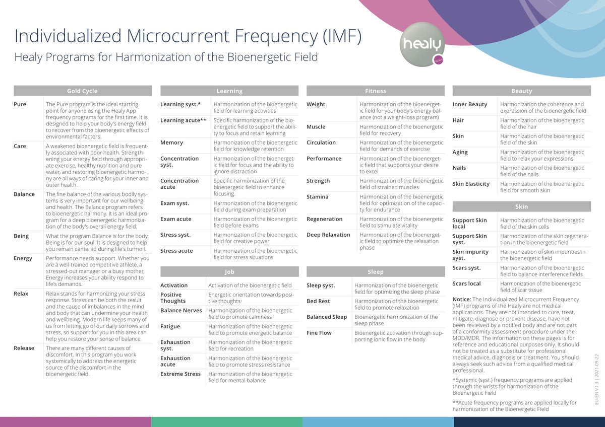 Healy Frequency Device