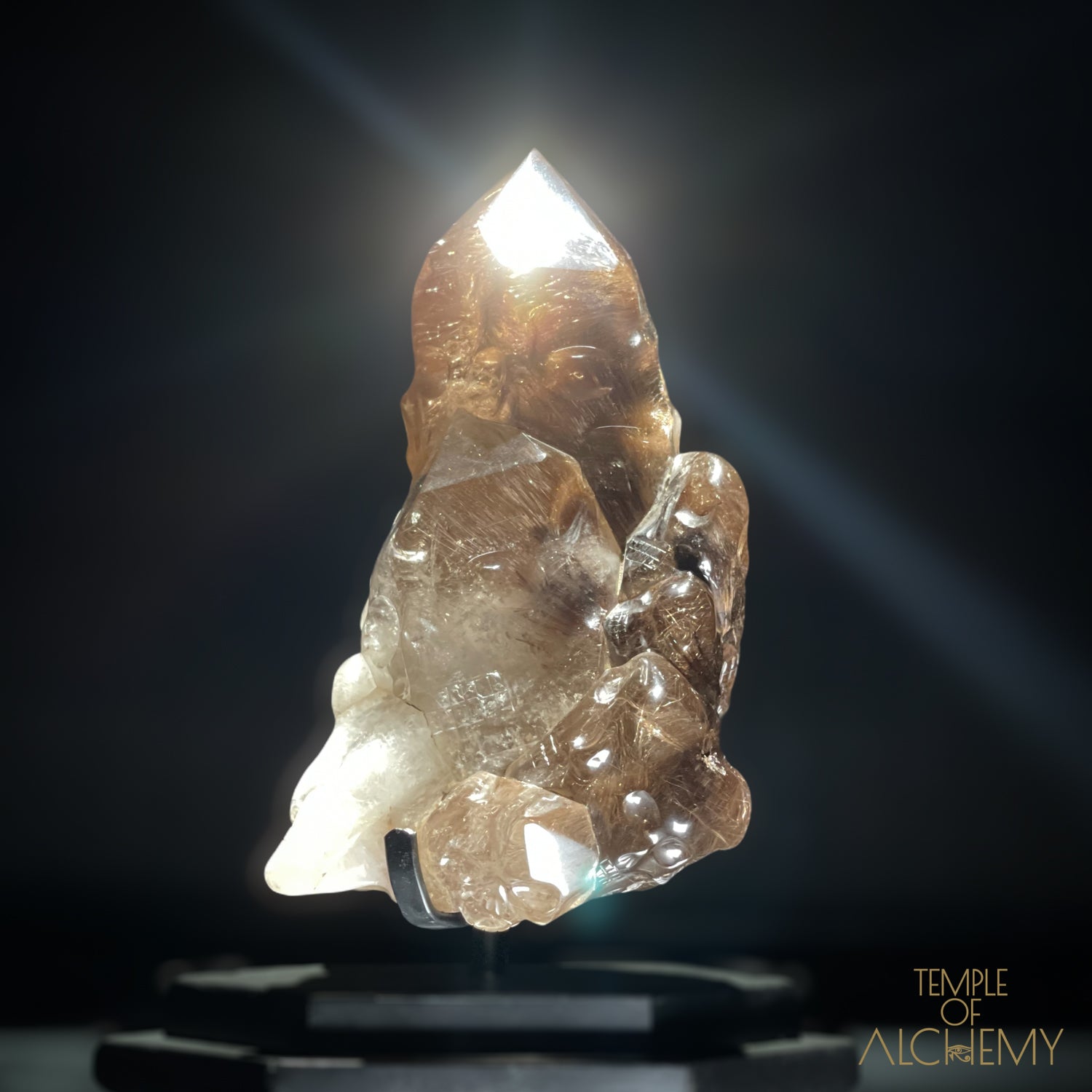 𓂀 35 Master Skulls 𓂀 Supreme Grade Smokey Citrine x Golden Rutiles