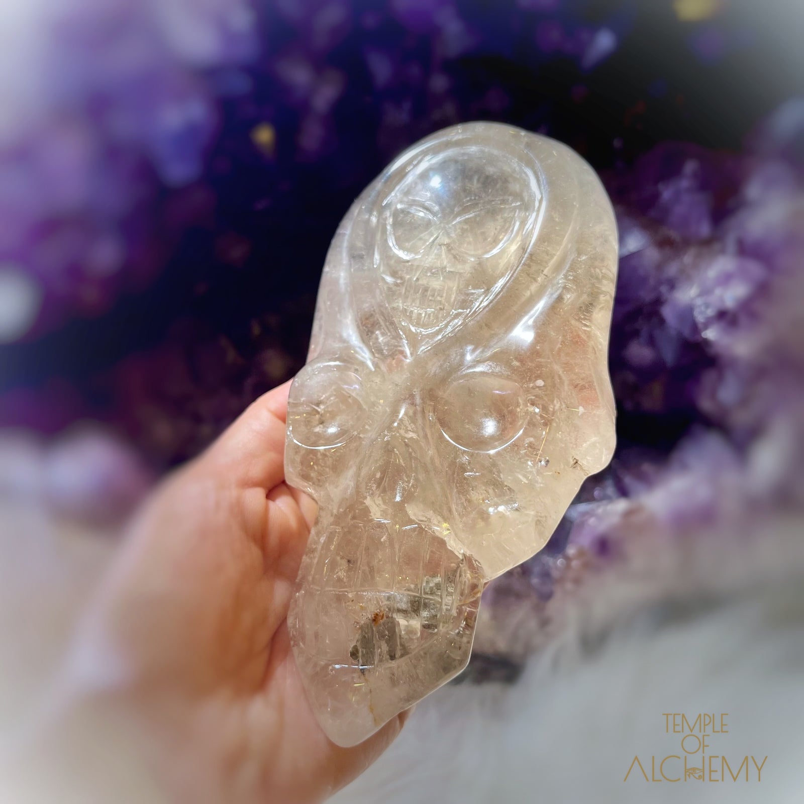 Citrine Elestial x Pyrite