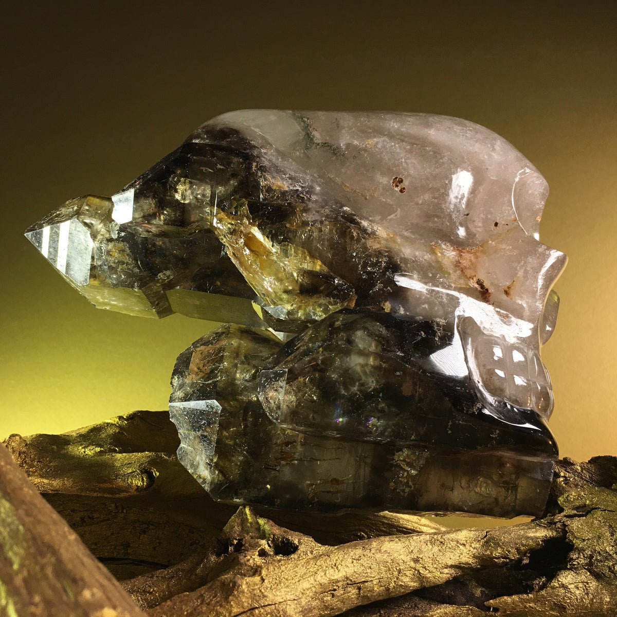 Smokey Elestial - crystal skull - Leandro de Souza - 30