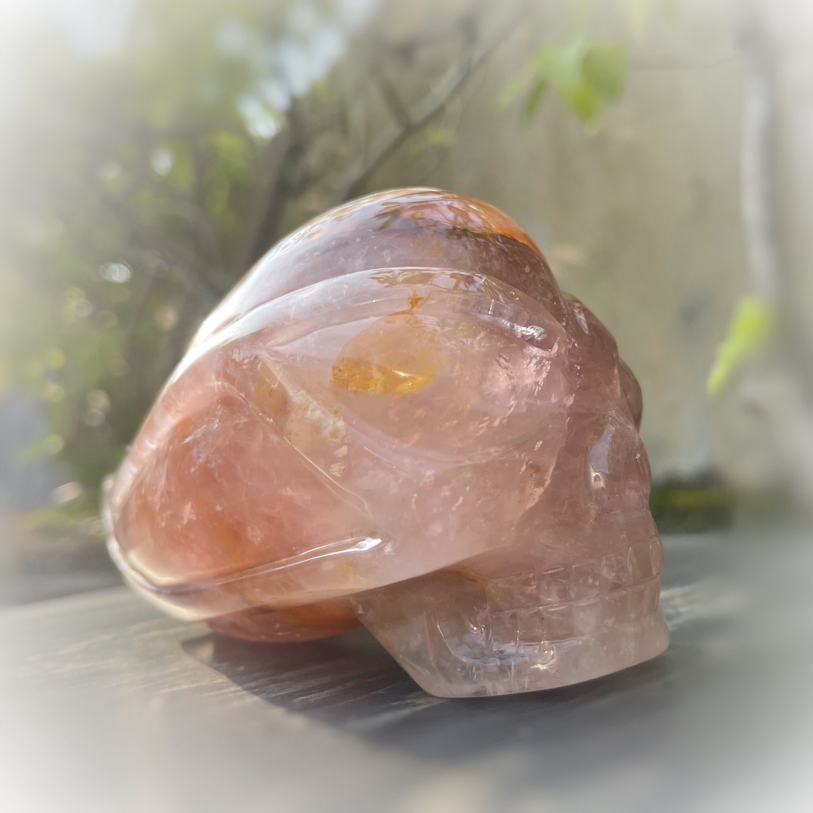 Rose Quartz x Golden Healer X Hematoid Quartz