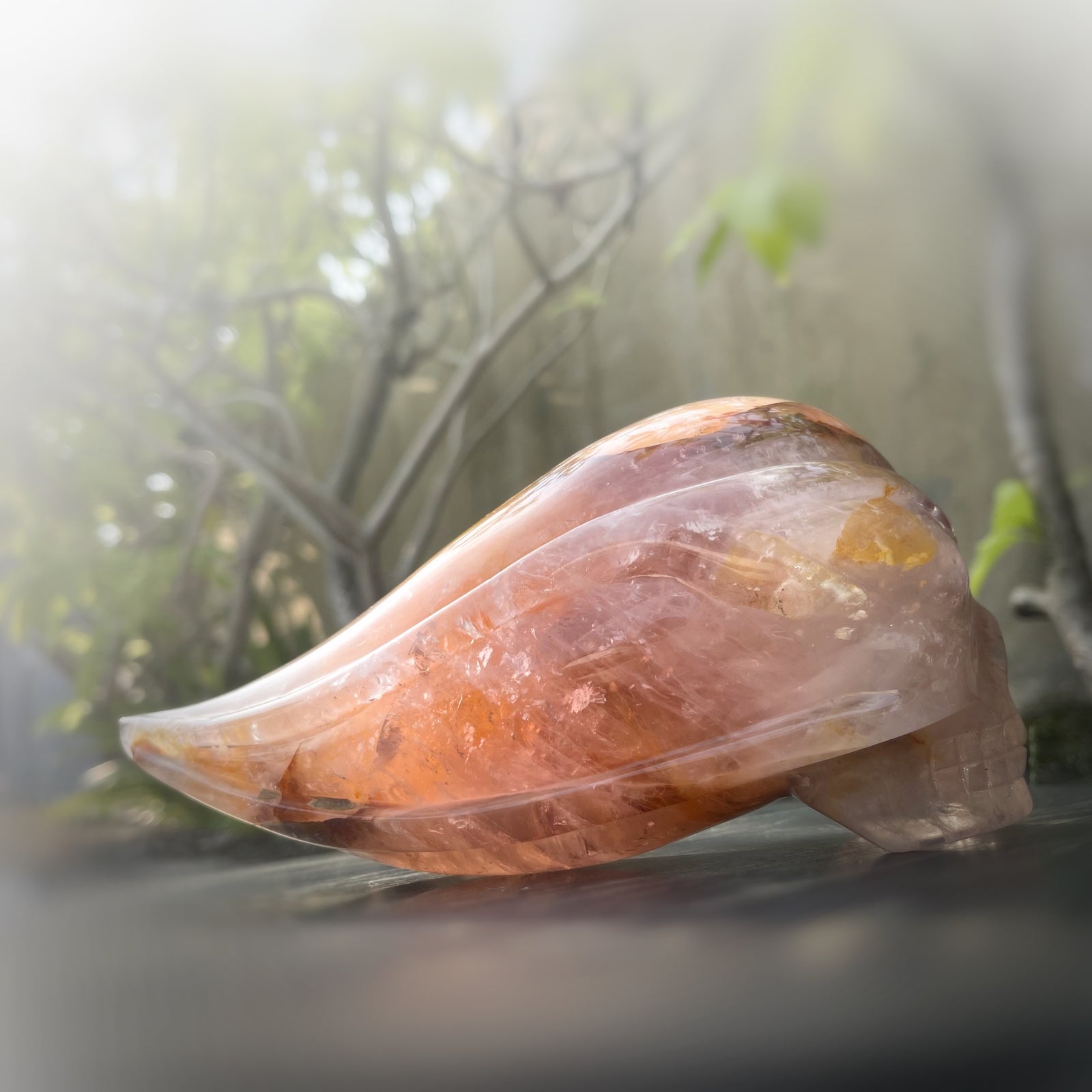 Rose Quartz x Golden Healer X Hematoid Quartz