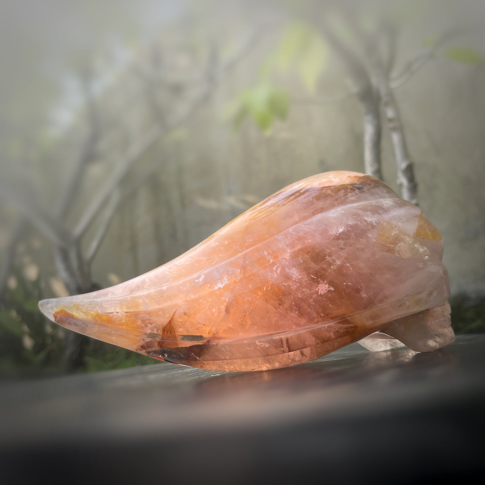 Rose Quartz x Golden Healer X Hematoid Quartz