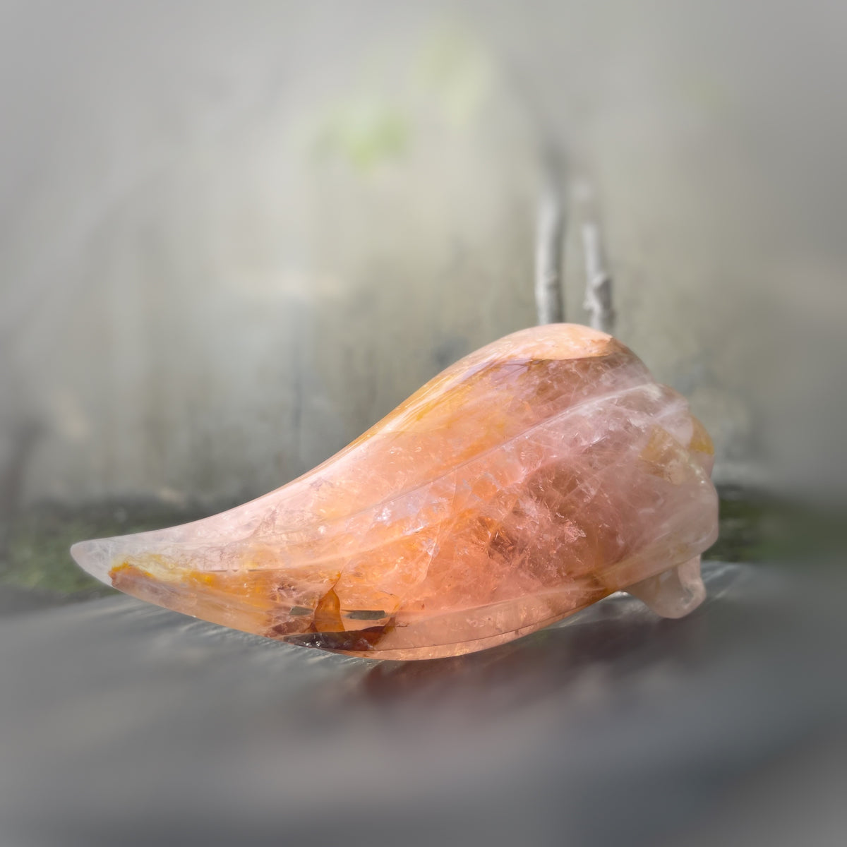 Rose Quartz x Golden Healer X Hematoid Quartz