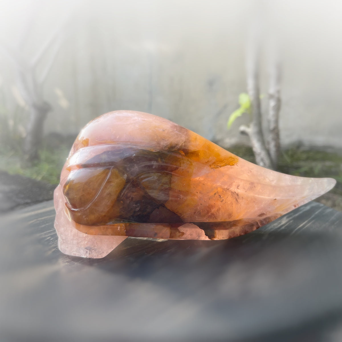 Rose Quartz x Golden Healer X Hematoid Quartz