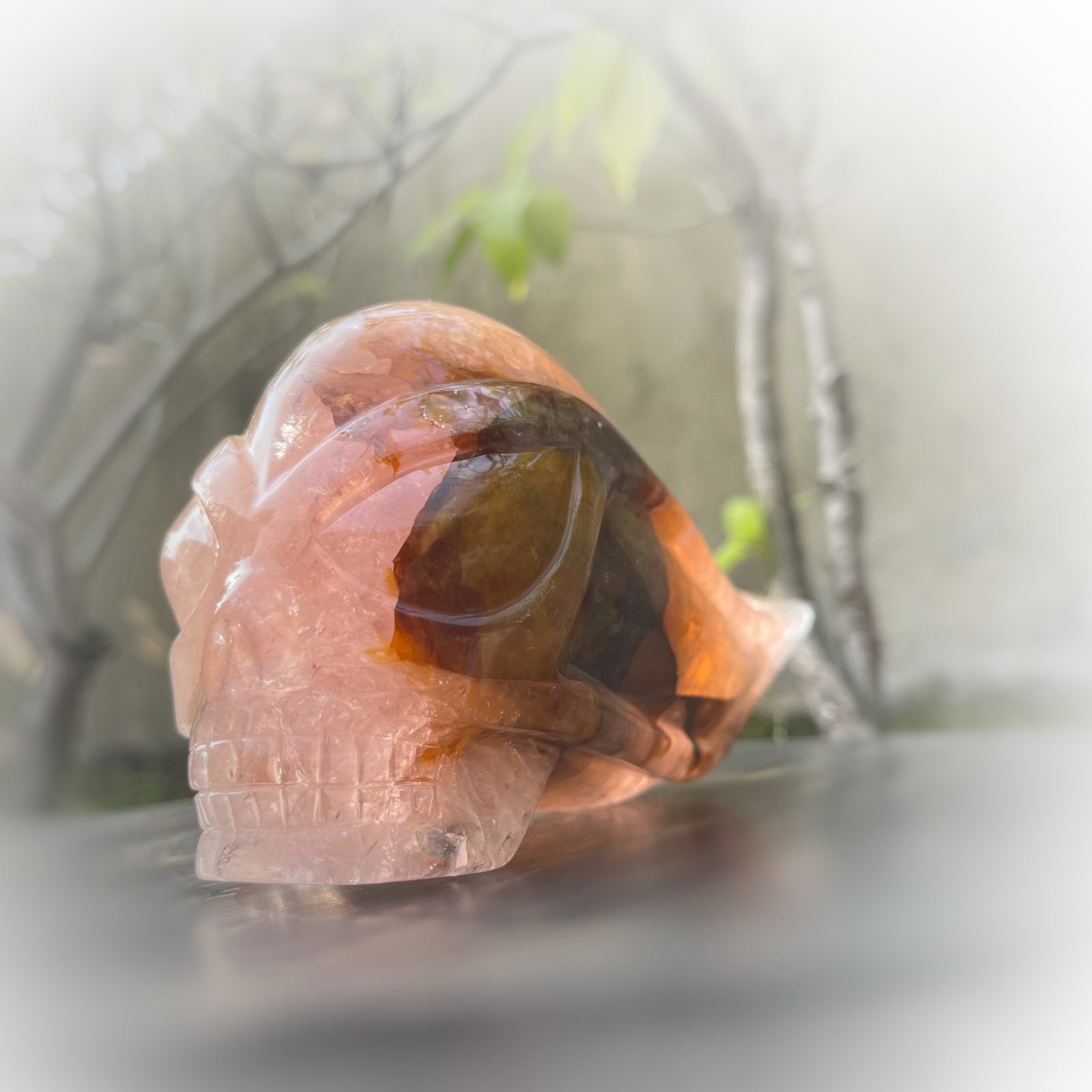 Rose Quartz x Golden Healer X Hematoid Quartz