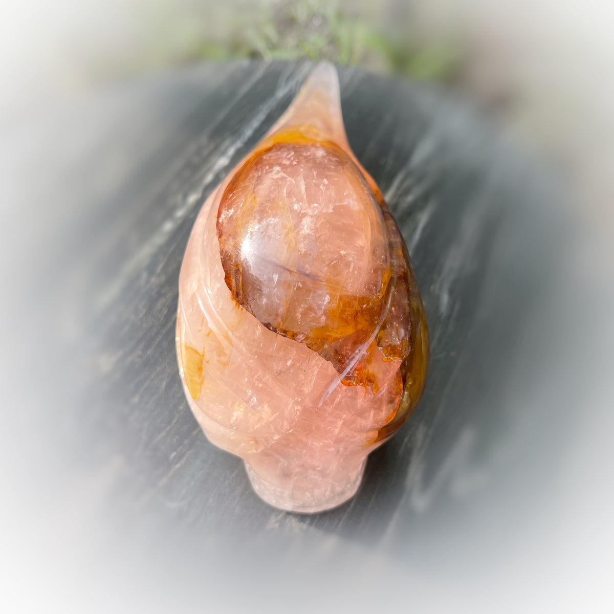 Rose Quartz x Golden Healer X Hematoid Quartz