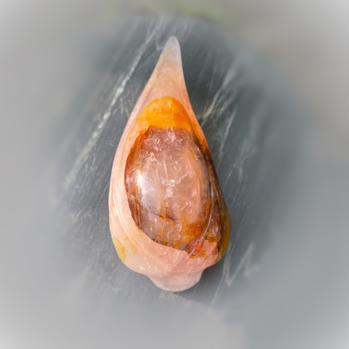 Rose Quartz x Golden Healer X Hematoid Quartz