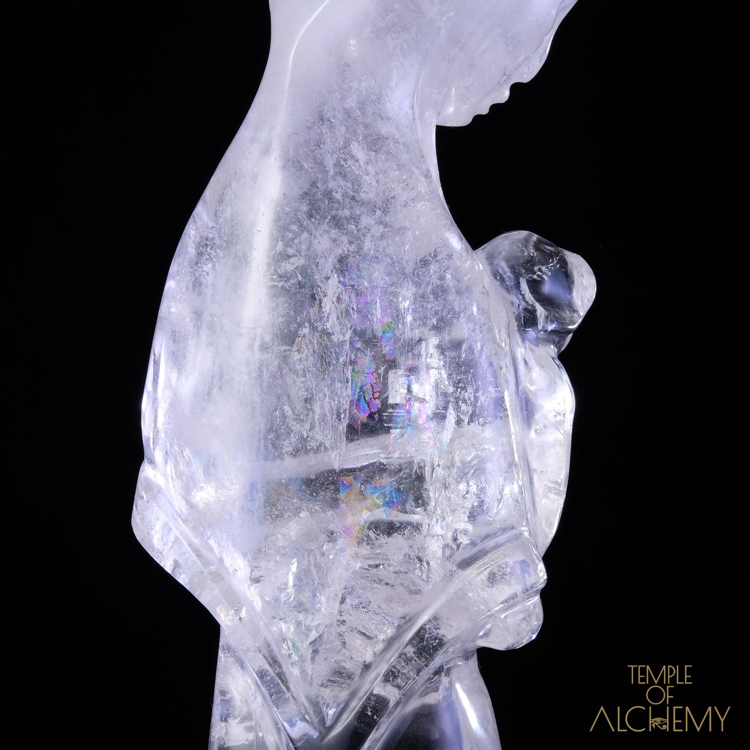 Citrine Elestial + Rainbows