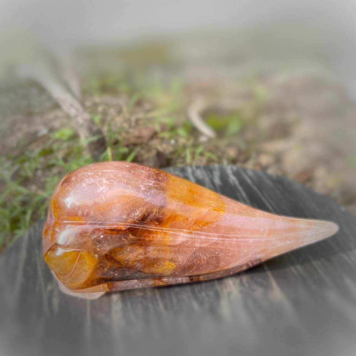 Rose Quartz x Golden Healer X Hematoid Quartz