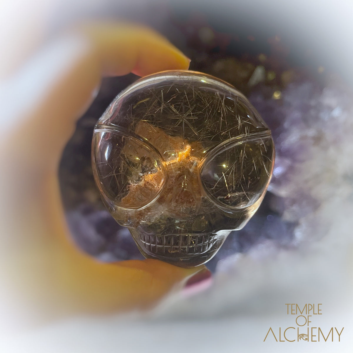 Smoky Citrine x Golden Rutiles