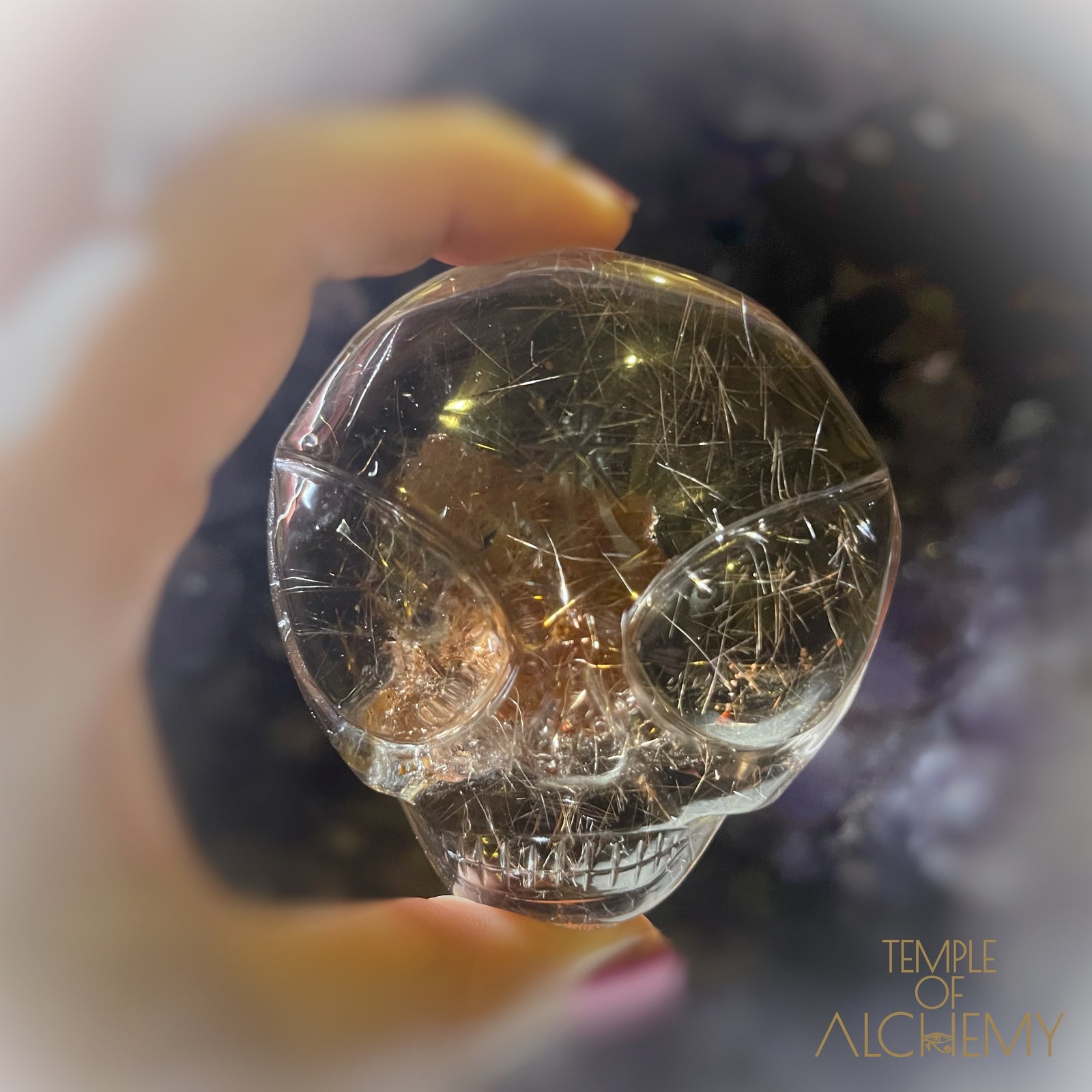 Smoky Citrine x Golden Rutiles