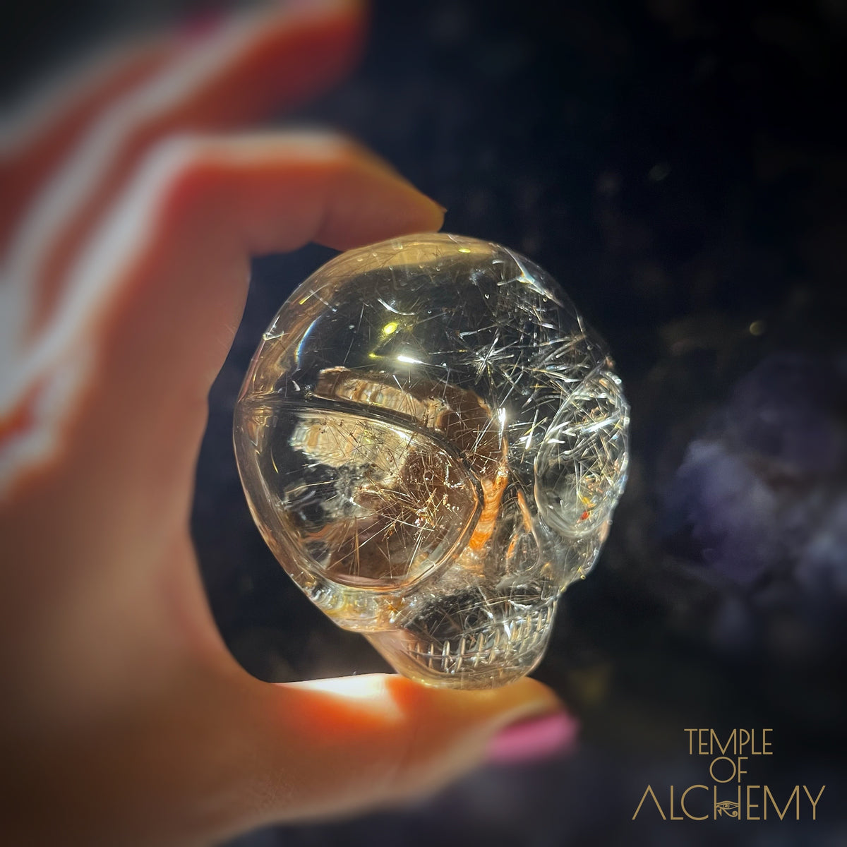 Smoky Citrine x Golden Rutiles