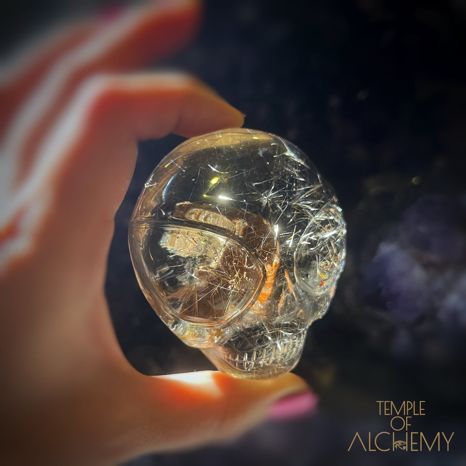 Smoky Citrine x Golden Rutiles