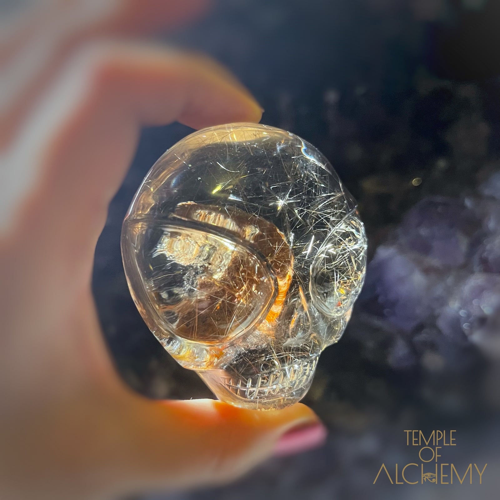 Smoky Citrine x Golden Rutiles